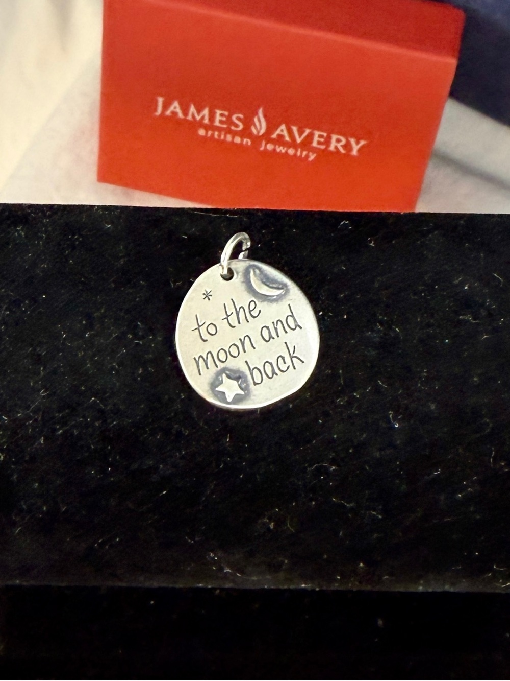 JAMES AVERY Sterling Silver "To the Moon and Back" Charm Pendant
